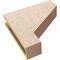 Ekena Millwork 4"W x 16"D x 16"H Thin Clemmons Rough Cedar Woodgrain TimberThane Corbel, Primed Tan CORUR04X16X16CLERCPR - alternate 3